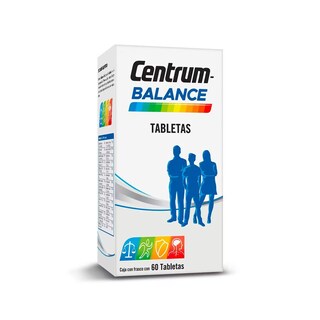 Foto 2 | Multivitamínico Centrum Balance 60 Tabletas