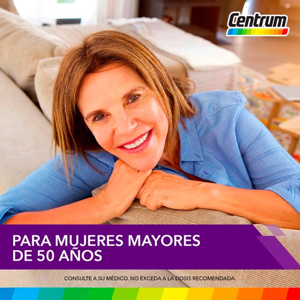 Foto 4 pulgar | Multivitamínico Centrum Gender +50 para Mujeres 60 Tabletas