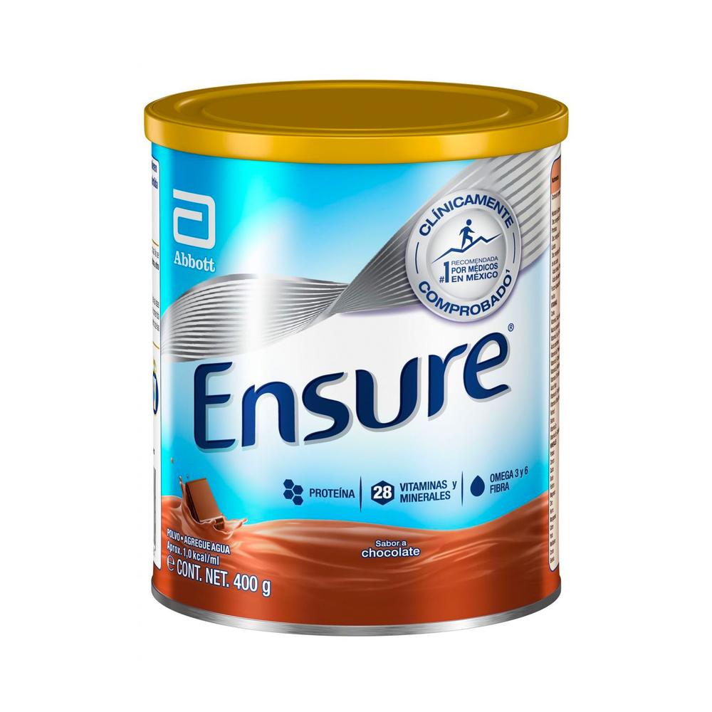 Foto 2 pulgar | Suplemento Alimenticio Ensure Chocolate 400 Gr