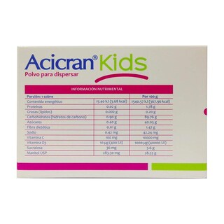 Foto 3 | Suplemento Alimenticio Acicran Kids 30 Sobres