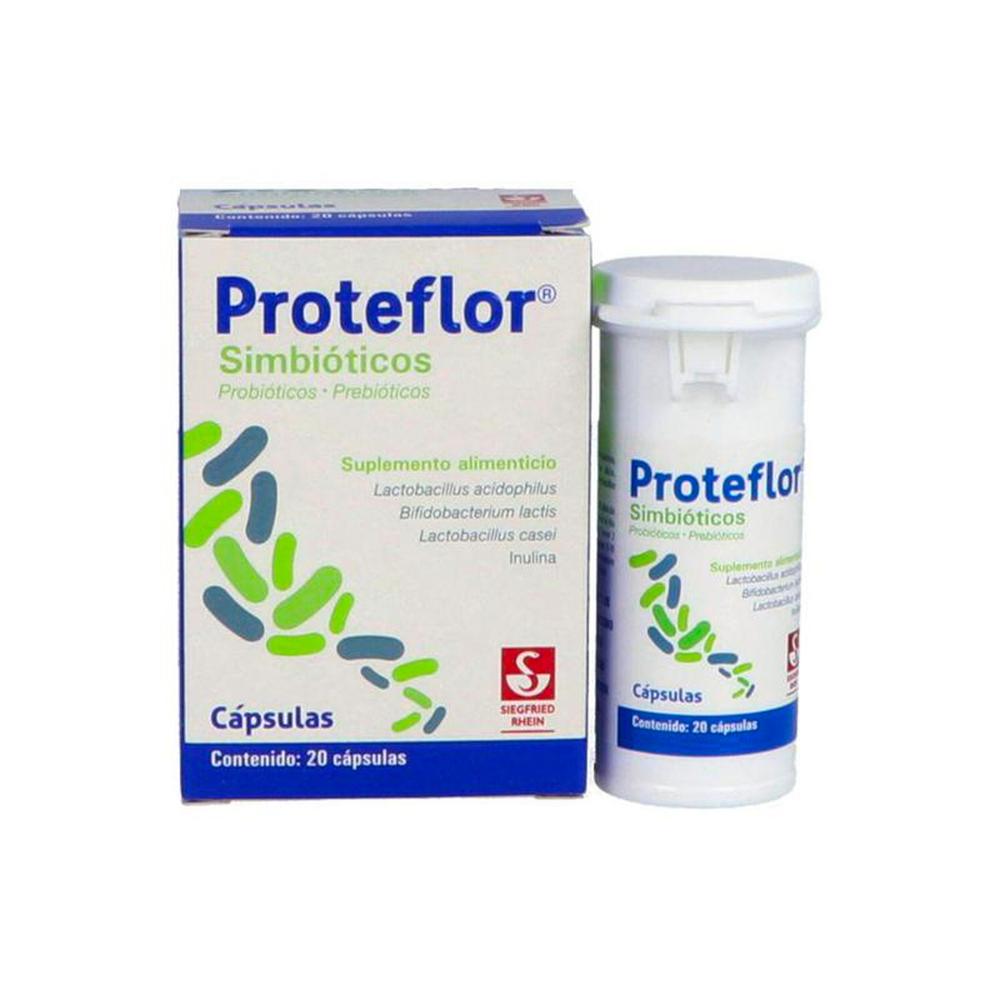 Foto 4 pulgar | Suplemento Alimenticio Proteflor Simbióticos 20 Cápsulas