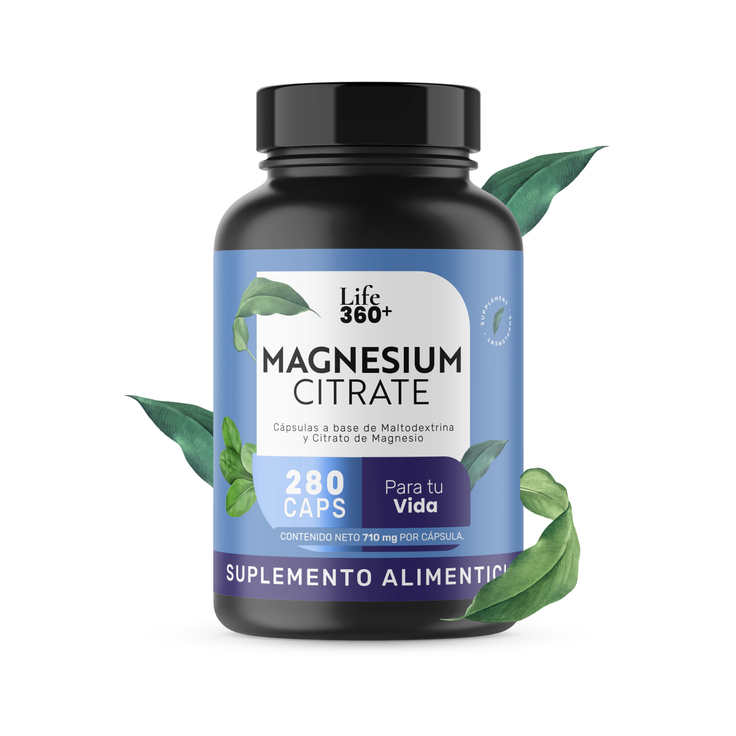 Foto 7 | Suplemento Alimenticio Life 360+ Citrato Magnesio 280 Cápsulas