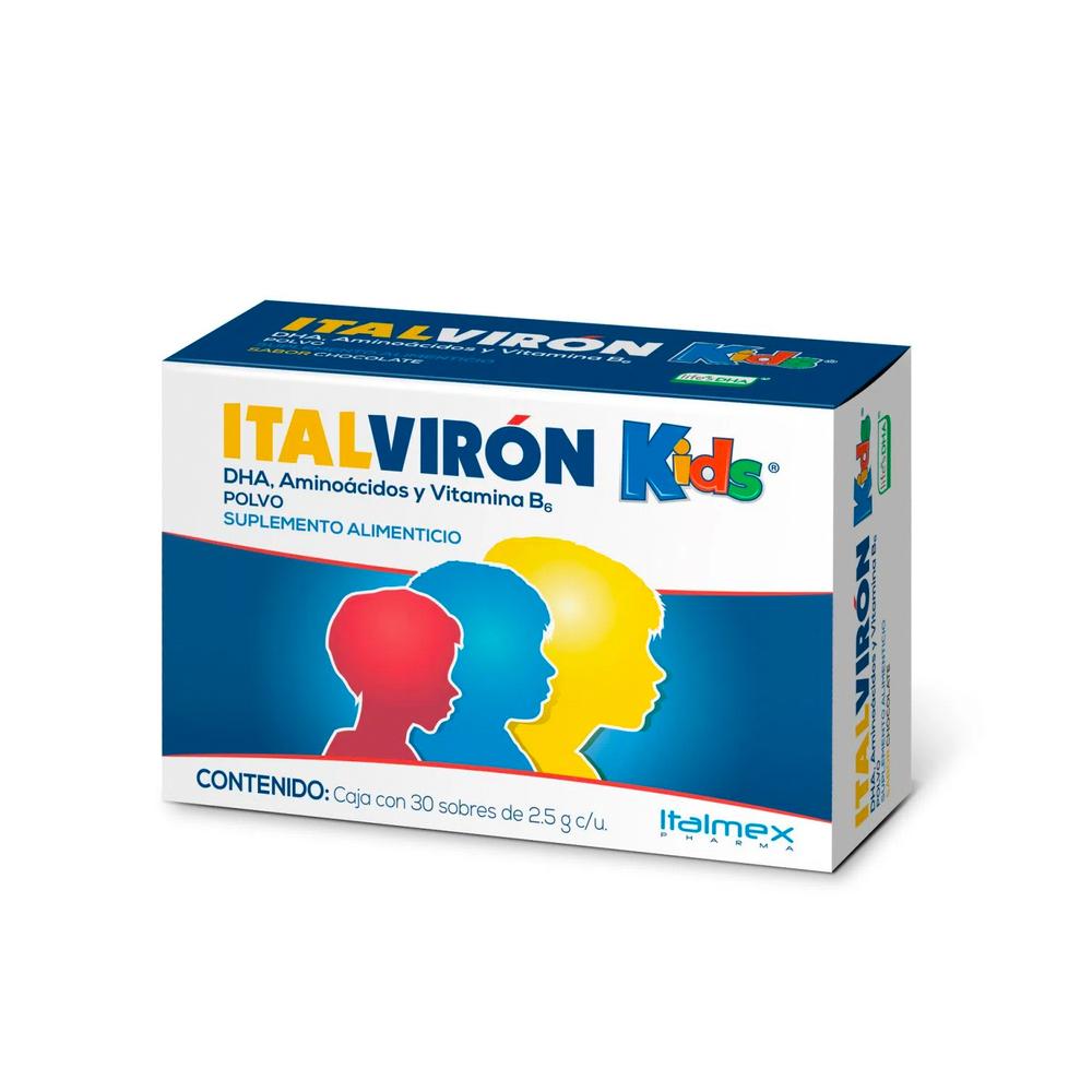 Foto 2 pulgar | Suplemento Alimenticio Italviron Kids 30 Sobres de 2.5 Gr