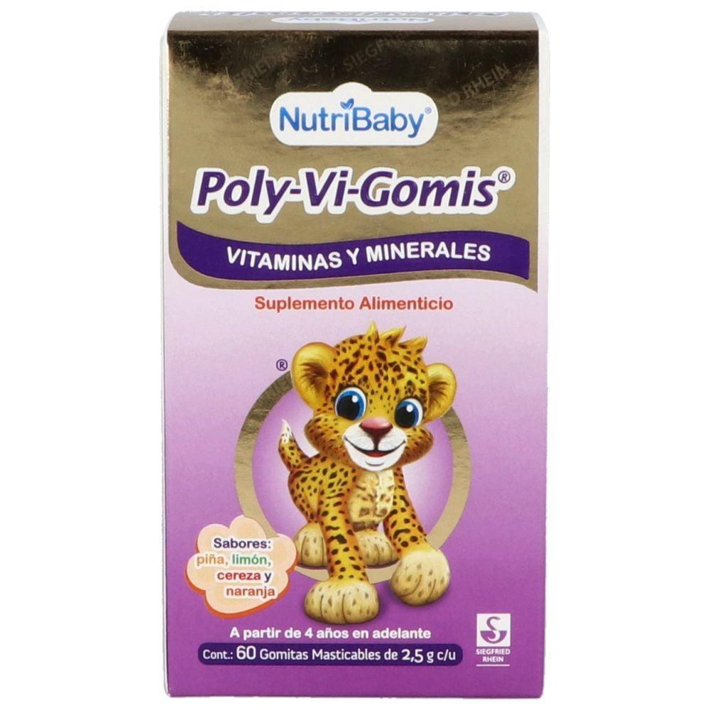 Suplemento Alimenticio Poly-vi-gomis 60 Piezas