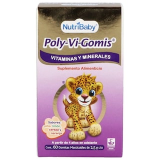 Foto 1 | Suplemento Alimenticio Poly-vi-gomis 60 Piezas