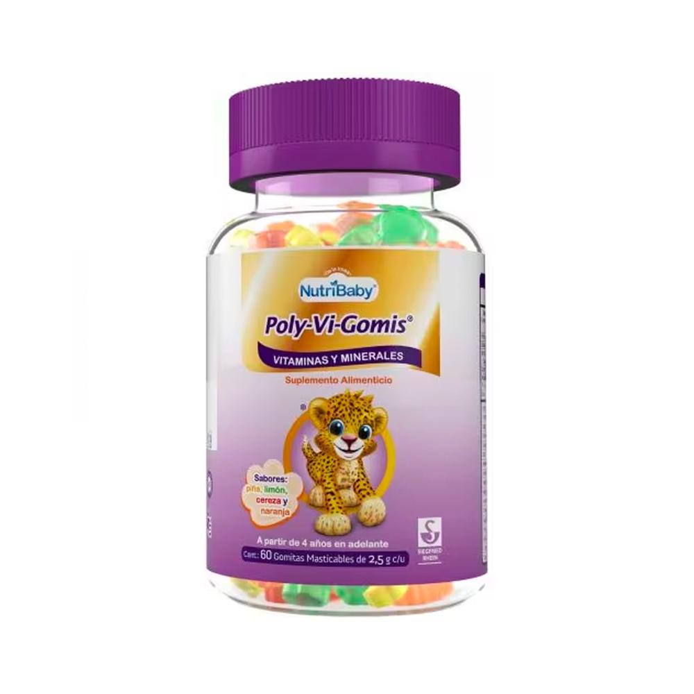Foto 3 pulgar | Suplemento Alimenticio Poly-vi-gomis 60 Piezas
