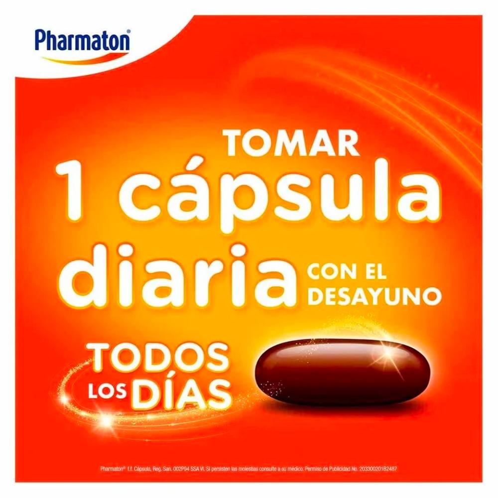 Foto 4 pulgar | Suplemento Alimenticio Pharmaton 100 Cápsulas