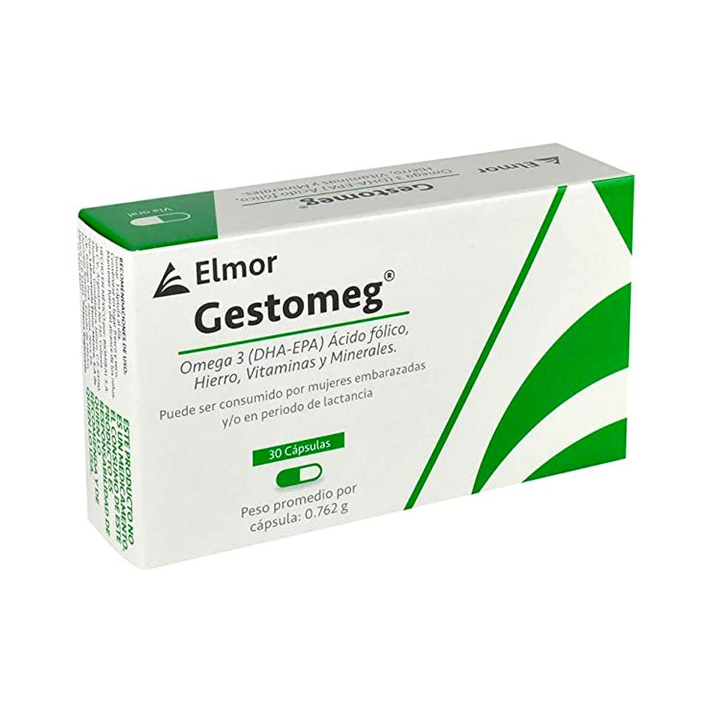 Foto 3 pulgar | Suplemento Alimenticio Gestomeg 30 Cápsulas