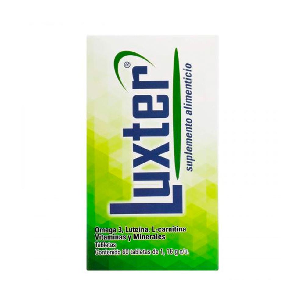 Foto 2 pulgar | Suplemento Alimenticio Luxter 60 Tabletas