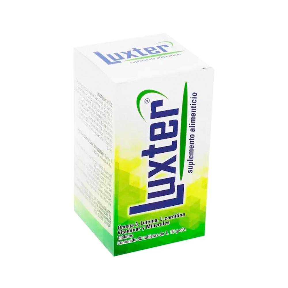 Foto 3 pulgar | Suplemento Alimenticio Luxter 60 Tabletas