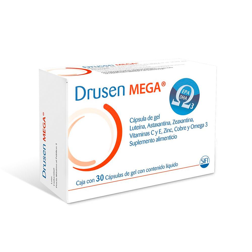 Foto 2 pulgar | Suplemento Alimenticio Drusen Mega 30 Cápsulas
