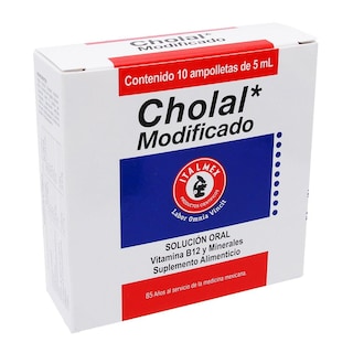 Foto 2 | Suplemento Alimenticio Cholal 10 Ampolletas de 5 ml
