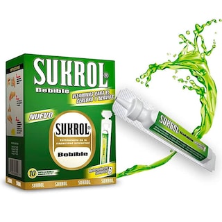 Foto 2 | Suplemento Alimenticio Sukrol Bebible 10 Ampolletas de 10 Ml