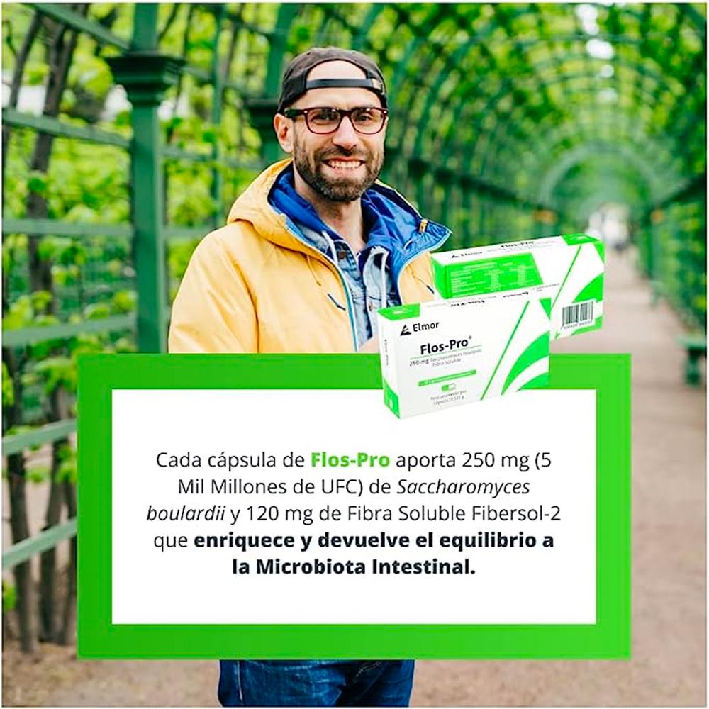 Foto 4 pulgar | Suplemento Alimenticio Flos-pro 14 Cápsulas