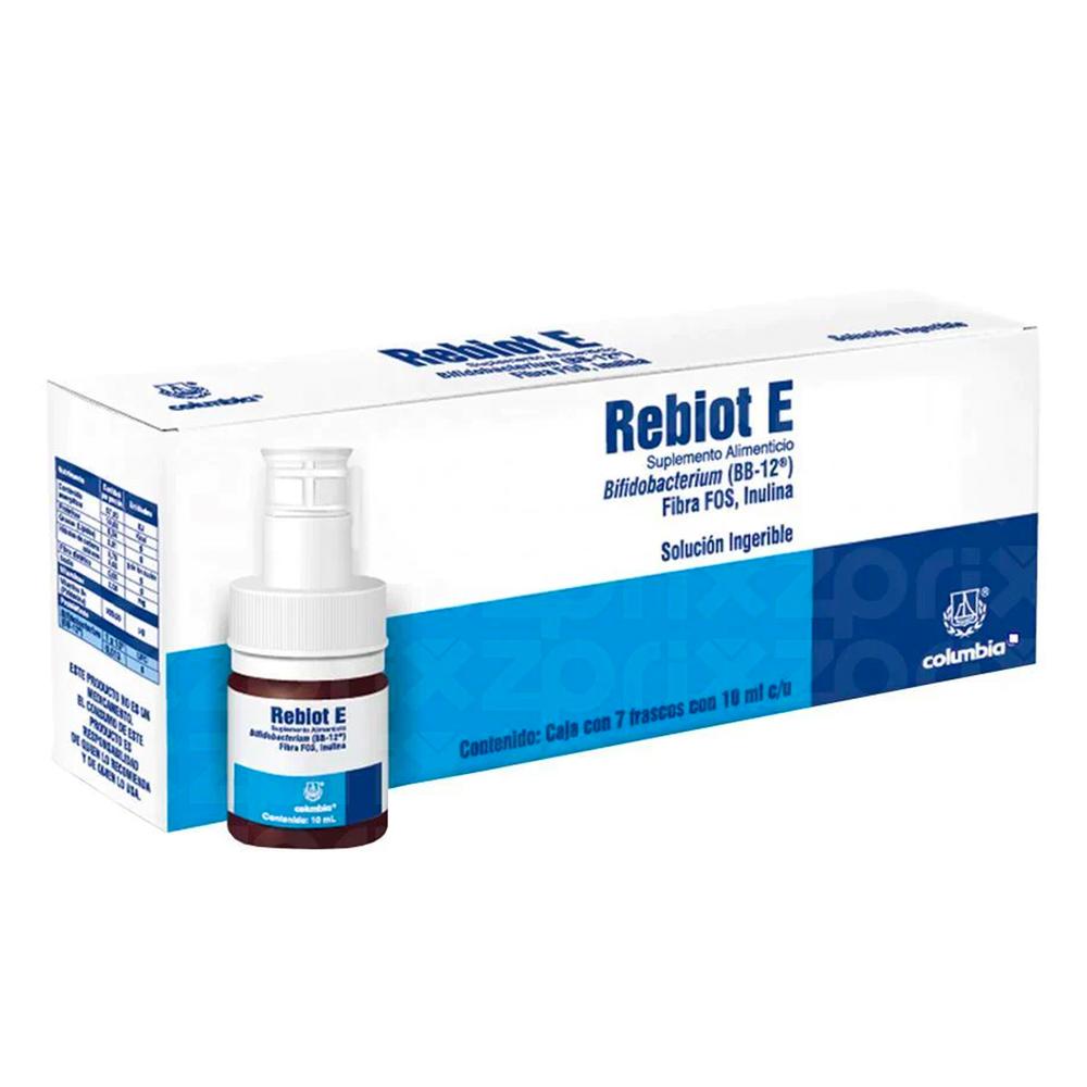 Suplemento Alimenticio Rebiot E 7 Frascos de 10 Ml