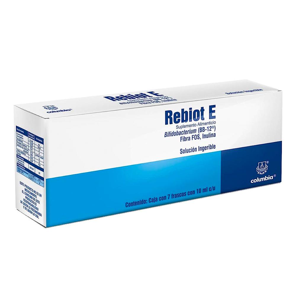 Foto 2 | Suplemento Alimenticio Rebiot E 7 Frascos de 10 Ml