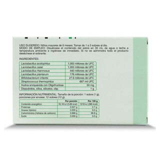 Foto 2 | Suplemento Alimenticio Lactipan Pediátrico 12 Sobres de 1 Gr