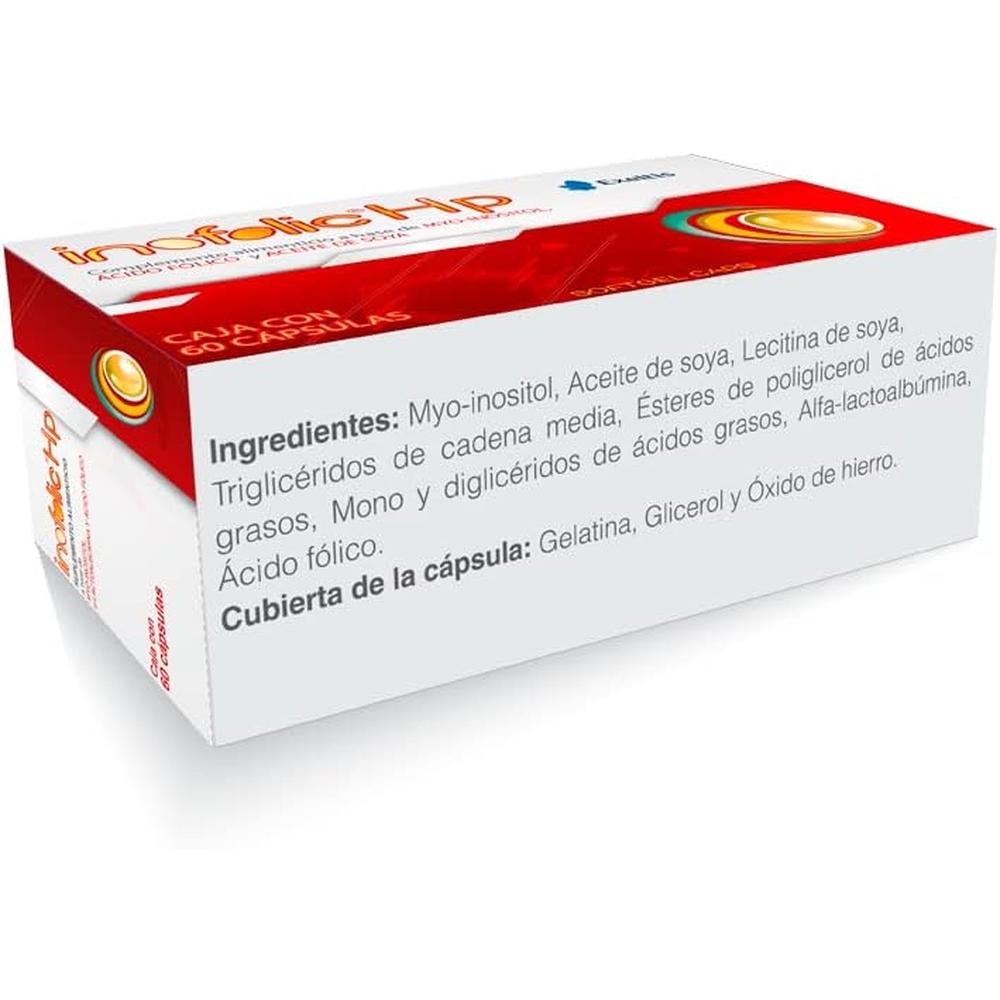Foto 4 pulgar | Suplemento Alimenticio Inofolic Hp 60 Cápsulas