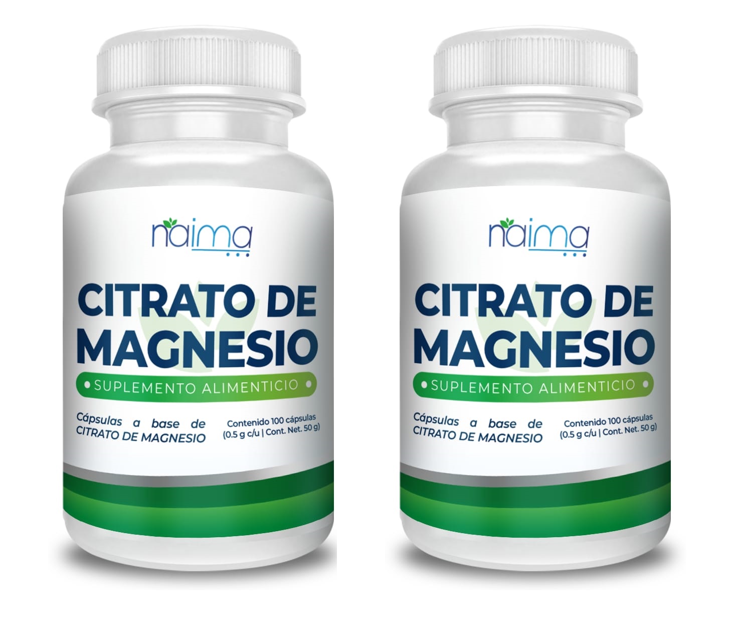 Foto 1 | Citrato de Magnesio 200 Capsulas Naima Lab