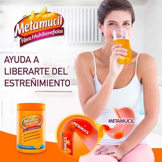 Foto 3 | Fibra Metamucil Sabor Naranja 174 Gr