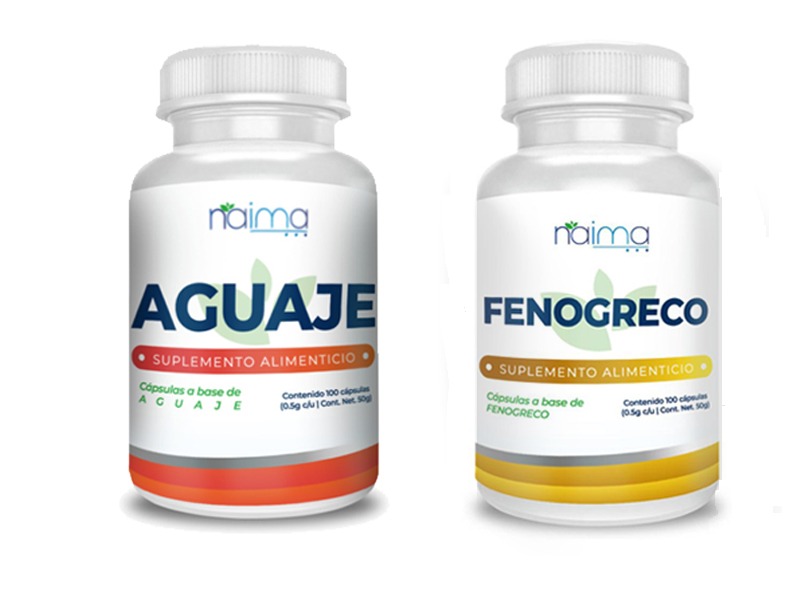 Foto 2 pulgar | Fenogreco y Aguaje - 100 Capsulas Cada Frasco - Natural & Premium