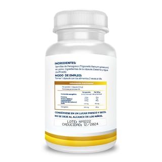 Foto 3 | Fenogreco y Aguaje - 100 Capsulas Cada Frasco - Natural & Premium