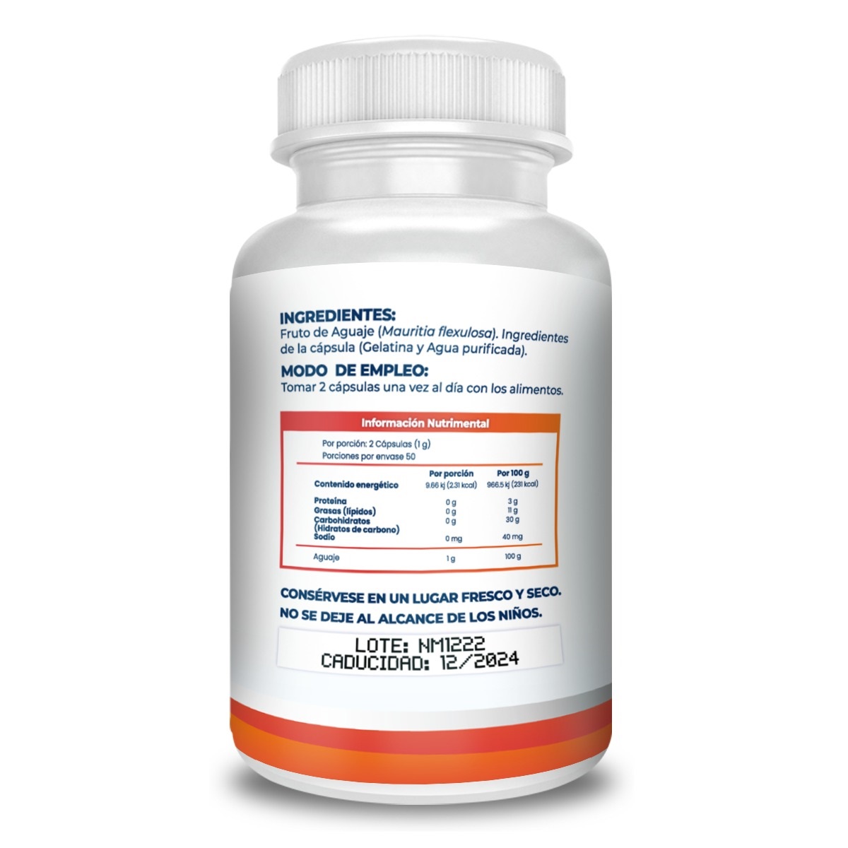 Foto 5 | Fenogreco y Aguaje - 100 Capsulas Cada Frasco - Natural & Premium