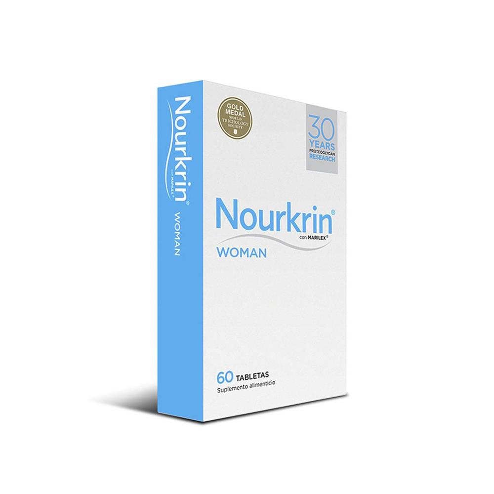 Foto 3 pulgar | Suplemento Alimenticio Nourkrin Woman 60 Tabletas 600 Mg