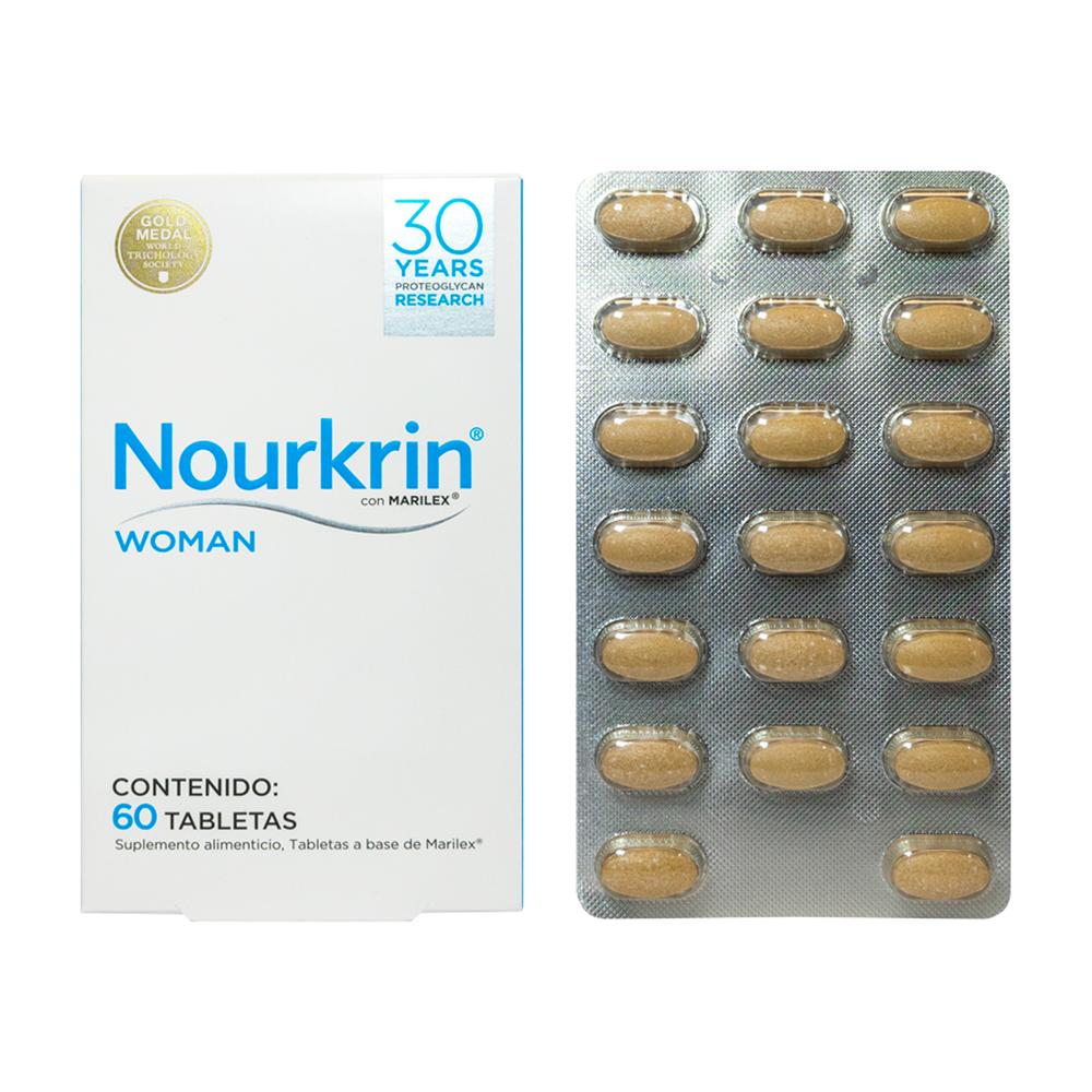 Foto 4 pulgar | Suplemento Alimenticio Nourkrin Woman 60 Tabletas 600 Mg