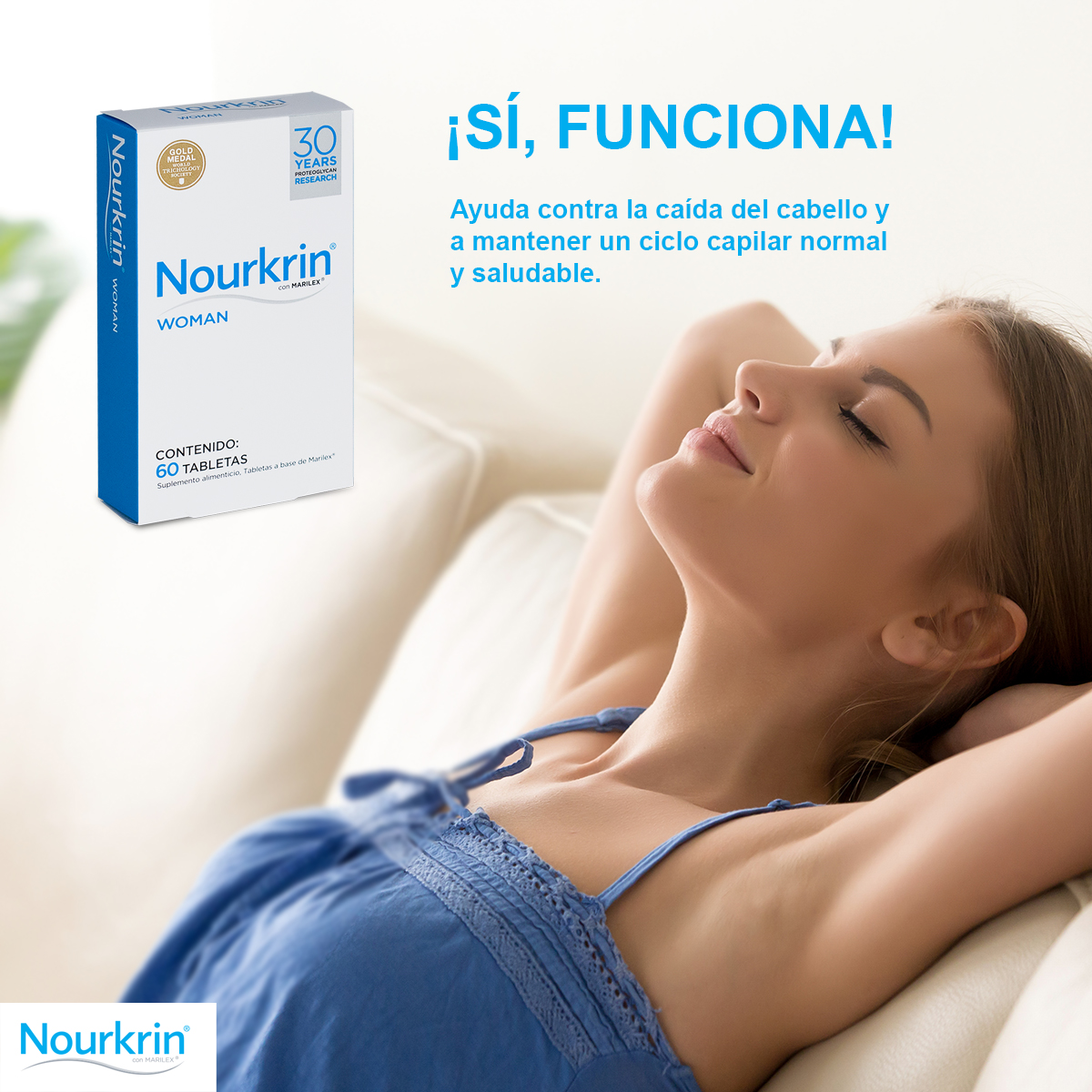 Foto 4 | Suplemento Alimenticio Nourkrin Woman 60 Tabletas 600 Mg