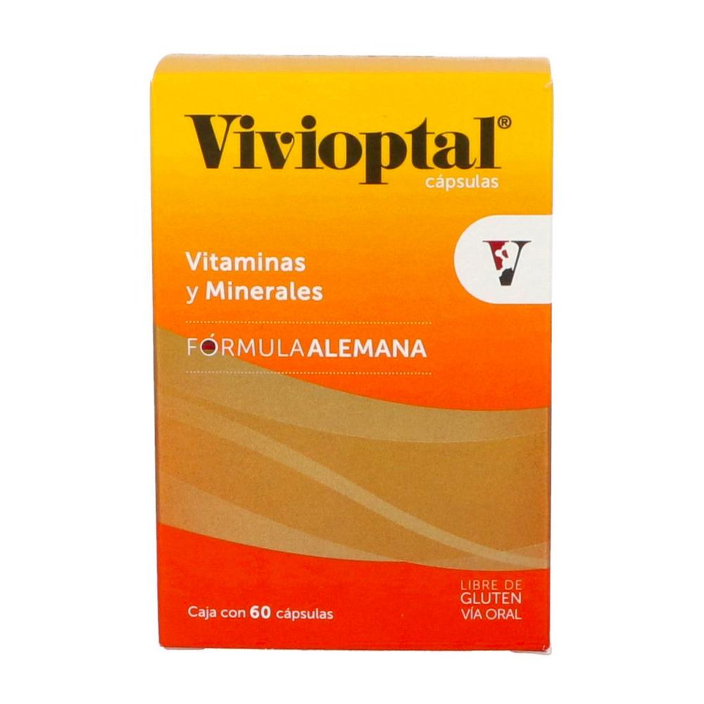 Foto 2 pulgar | Suplemento Alimenticio Vivioptal 60 Cápsulas