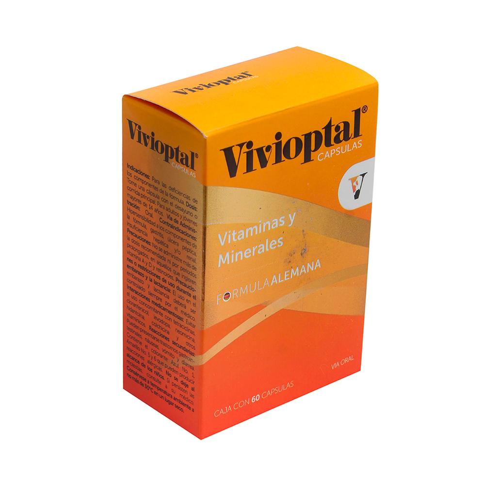 Foto 4 pulgar | Suplemento Alimenticio Vivioptal 60 Cápsulas
