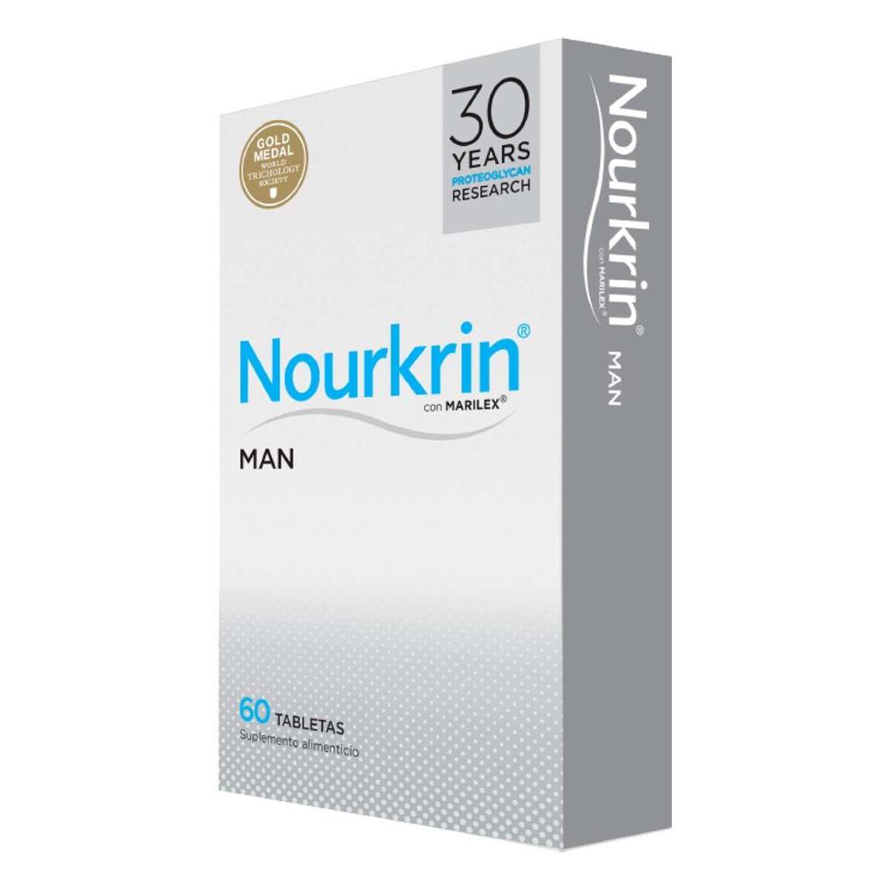 Suplemento Alimenticio Nourkrin Man 60 Tabletas de 600 Mg