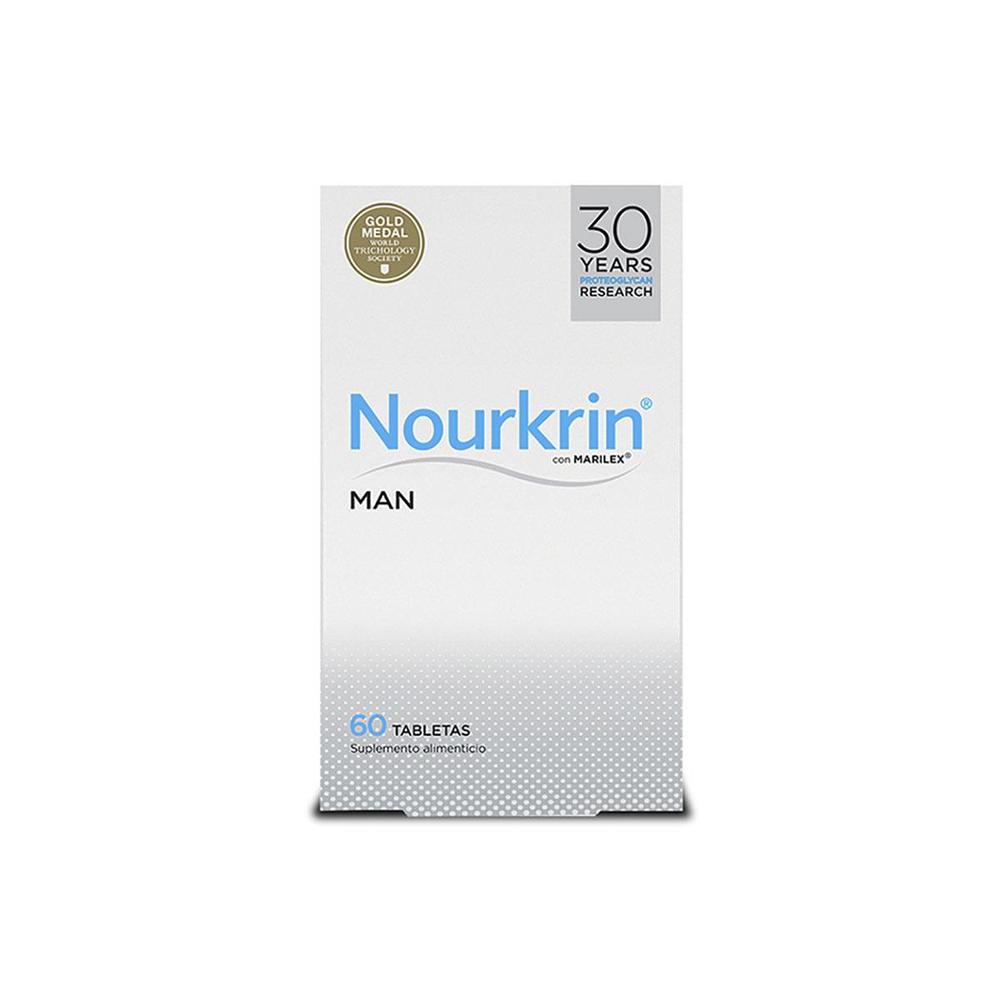 Foto 3 pulgar | Suplemento Alimenticio Nourkrin Man 60 Tabletas de 600 Mg