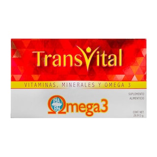 Foto 1 | Suplemento Alimenticio Transvital Omega 3 30 Cápsulas