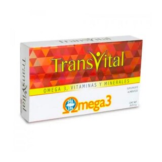 Foto 2 | Suplemento Alimenticio Transvital Omega 3 30 Cápsulas