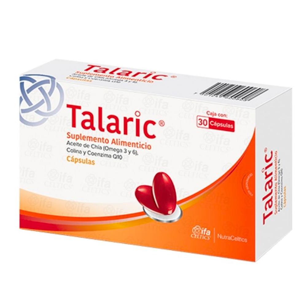 Foto 3 pulgar | Suplemento Alimenticio Talaric Aceite de Chia 30 Cápsulas