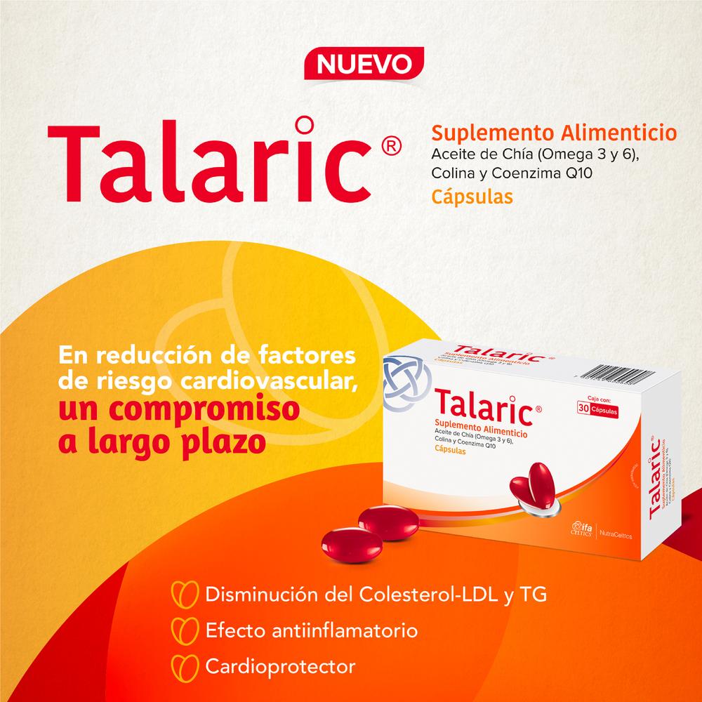 Foto 4 pulgar | Suplemento Alimenticio Talaric Aceite de Chia 30 Cápsulas