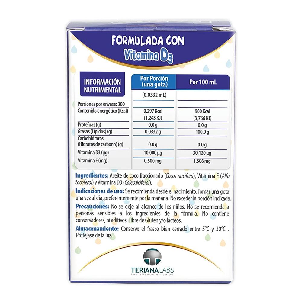 Foto 3 | Suplemento Alimenticio One Drop Vitamina D3 3 Ml