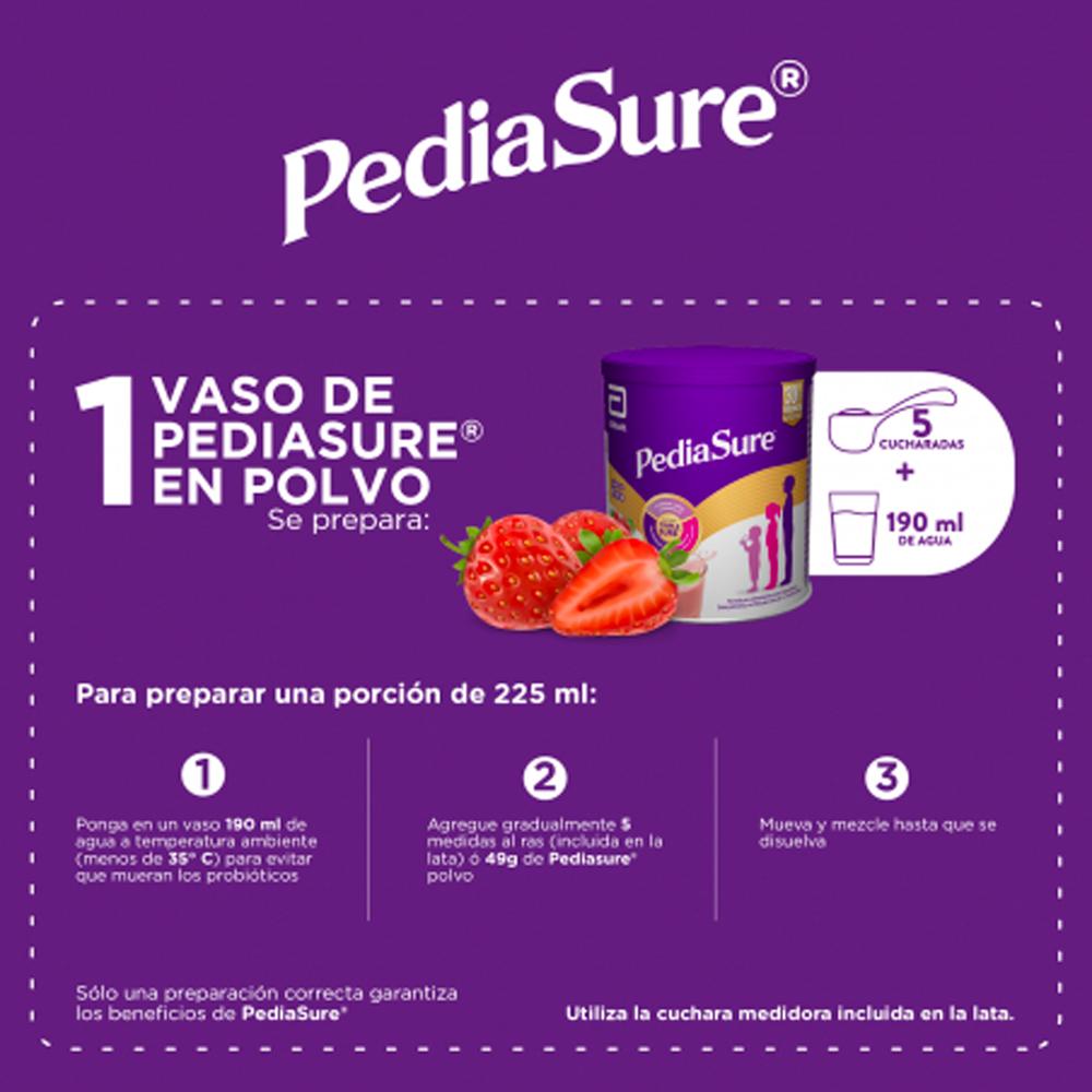 Foto 3 pulgar | Suplemento Alimenticio Pediasure Fresa 400 Gr