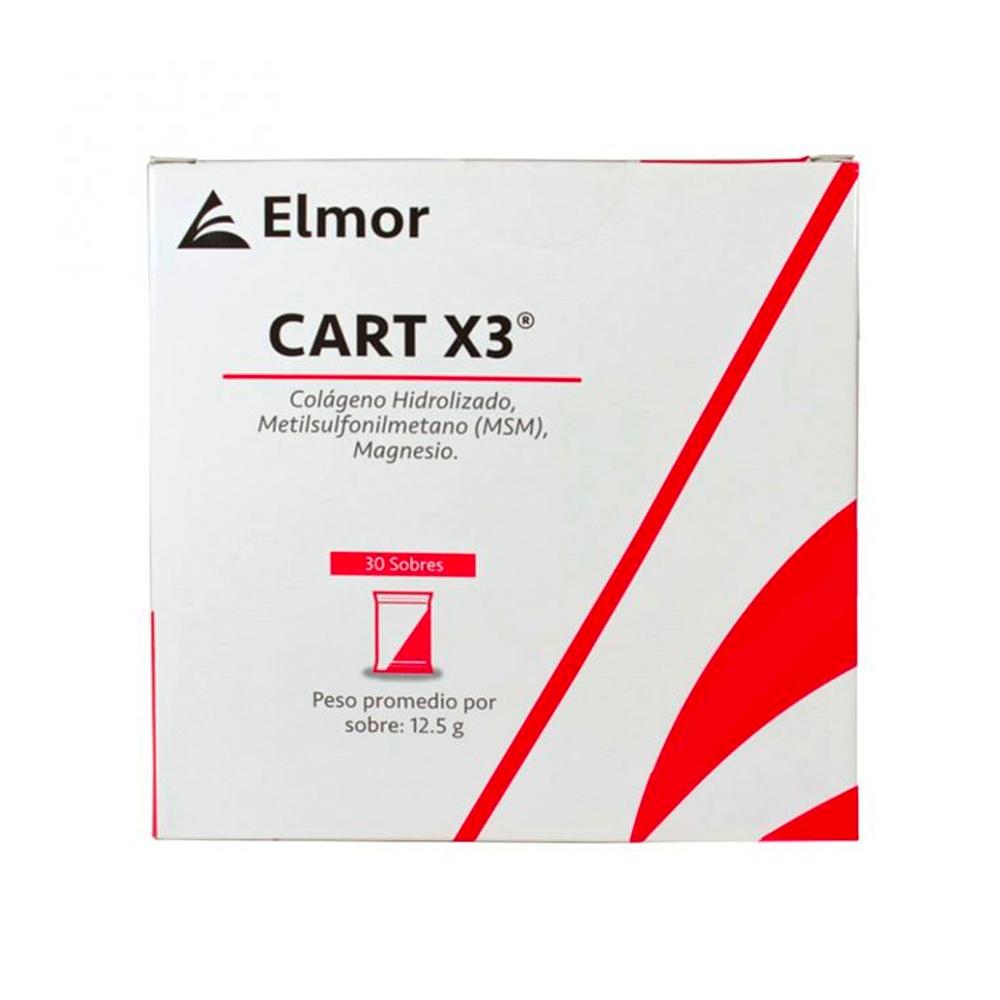 Foto 2 pulgar | Suplemento Alimenticio Elmor Cart X3 30 Sobres