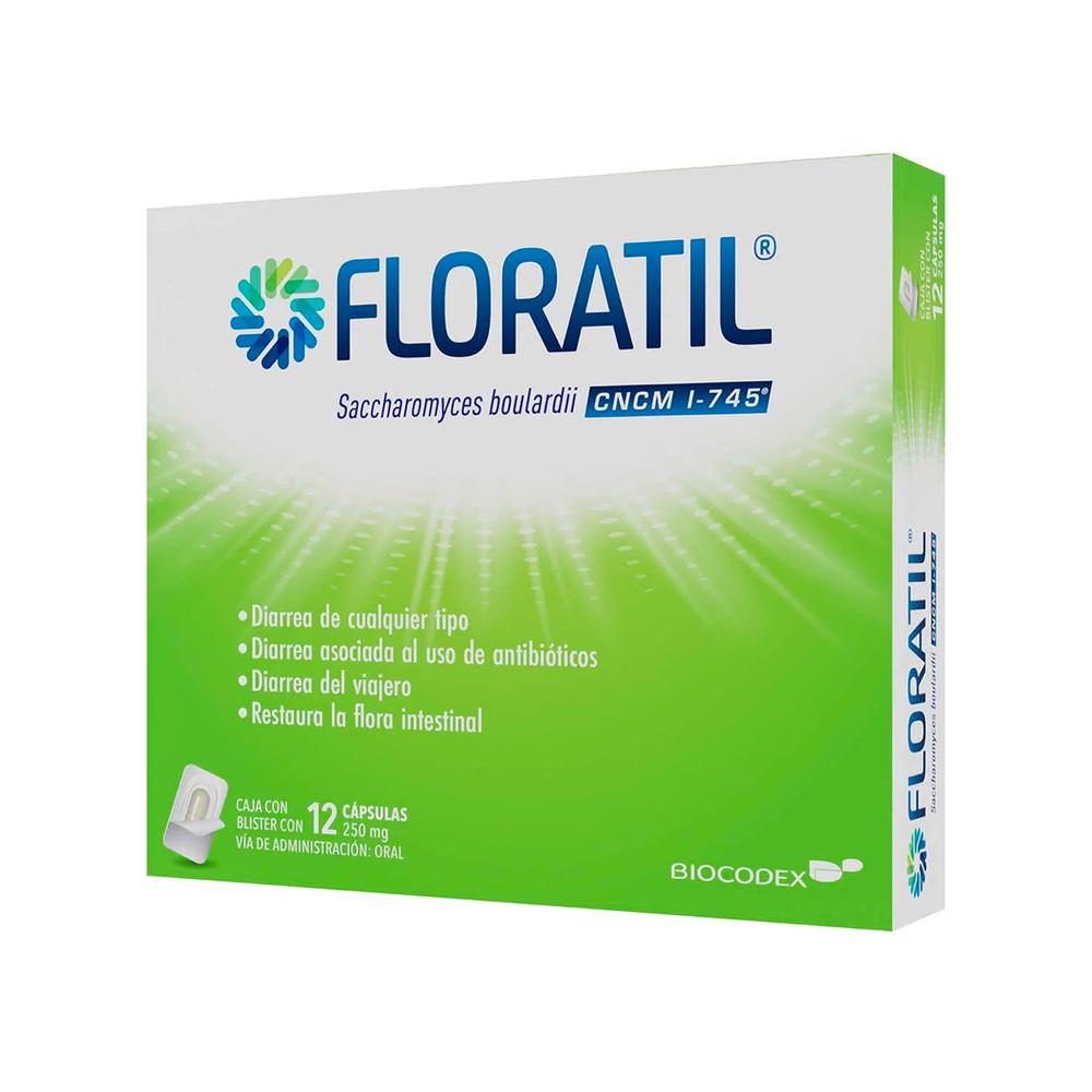 Foto 2 pulgar | Suplemento Alimenticio Floratil 12 Cápsulas de 250 mg