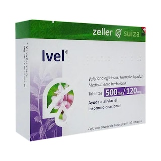 Foto 2 | Medicamento Herbolario Ivel 500 MG 30 Tabletas