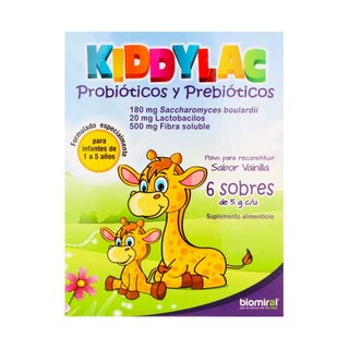 Foto 1 | Suplemento Alimenticio Kiddylac Sabor Vainilla 6 Sobres