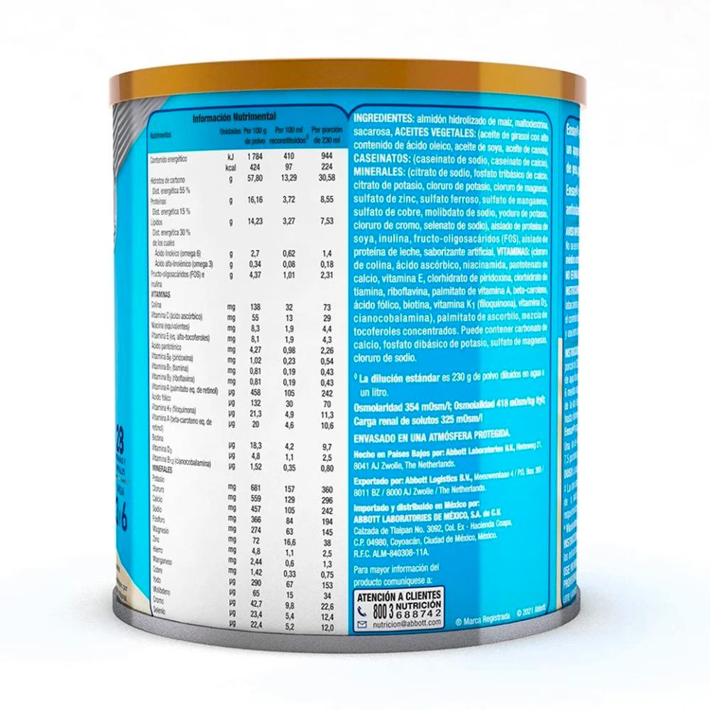 Foto 4 pulgar | Suplemento Alimenticio Ensure Sabor Fresa 400 G