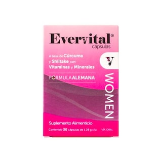 Foto 1 | Suplemento Alimenticio Evervital Women 30 Cápsulas