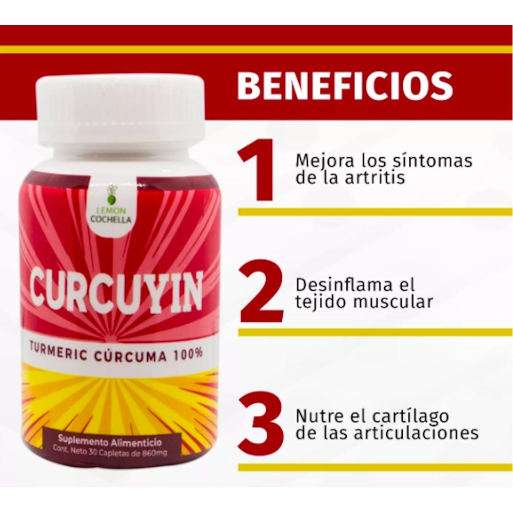 Foto 3 pulgar | Curcuyin (cúrcuma) Kukamonga Paquete 3 Frascos con 30 Tabletas C/U