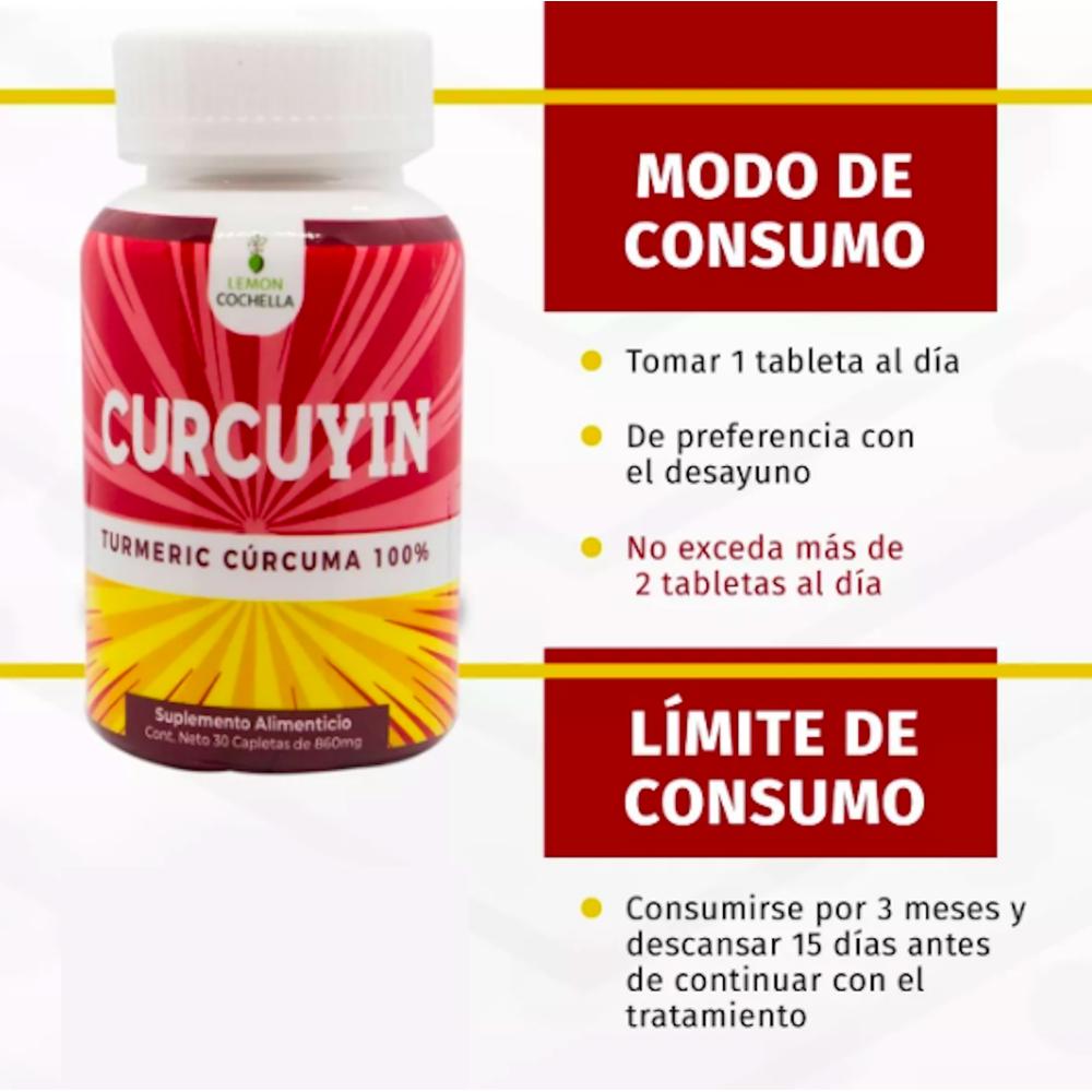 Foto 4 pulgar | Curcuyin (cúrcuma) Kukamonga Paquete 3 Frascos con 30 Tabletas C/U