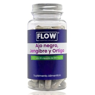 Foto 1 | Ajo Negro Jengibre Y Ortiga 90 Cápsulas Flow