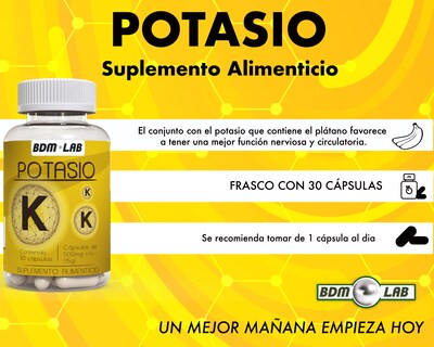 Foto 5 | Suplemento Alimenticio Pack Potasio y Magnesio - Bdm Lab